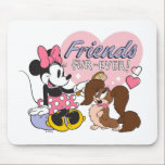 Friends Fur Ever Minnie and Pup Love Mouse Pad<br><div class="desc">Heartwarming and full of sweet Disney charm, this adorable artwork celebrates friendship with Minnie Mouse sharing a joyful moment with a lovable puppy. Featuring soft colors, playful details, and a cozy, feel-good vibe, this design perfectly captures the magic of companionship and unconditional love. Ideal for customizable Zazzle products like apparel,...</div>