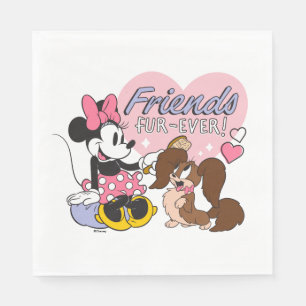 Friends Fur Ever Minnie and Pup Love Napkins