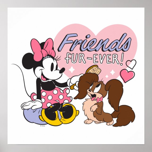 Friends Fur Ever Minnie and Pup Love Poster (Front)