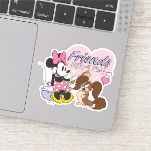 Friends Fur Ever Minnie and Pup Love Sticker
