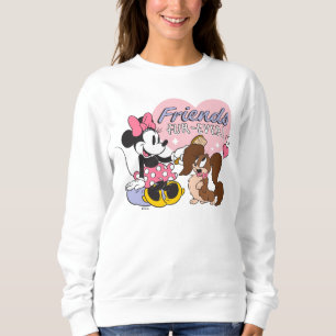 Friends Fur Ever Minnie and Pup Love Sweatshirt