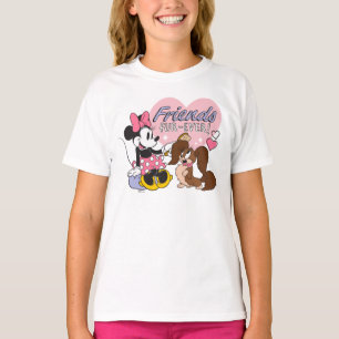 Friends Fur Ever Minnie and Pup Love T-Shirt