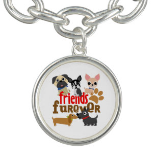 Friends Furever Dogs Puppies Bracelet