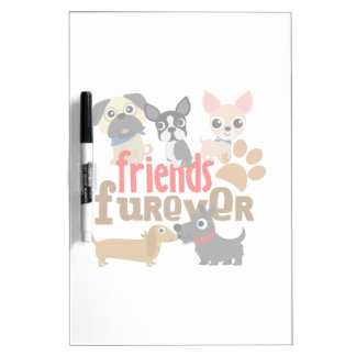 Friends Furever Dogs Puppies Dry Erase Board