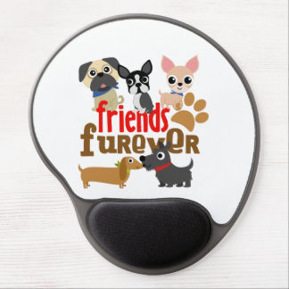 Friends Furever Dogs Puppies Gel Mouse Pad