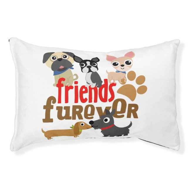 Friends Furever Dogs Puppies Pet Bed (Front)