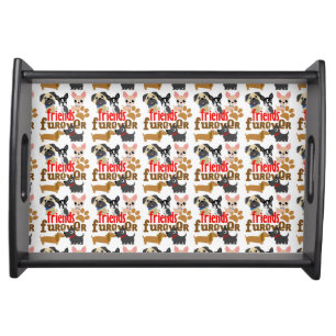 Friends Furever Dogs Puppies Serving Tray