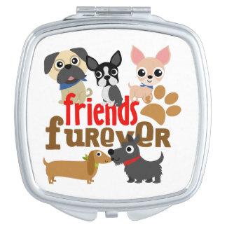 Friends Furever Dogs Puppies Vanity Mirror