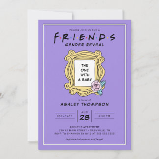 FRIENDS™ | Gender Reveal Baby Shower Invitation