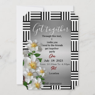 Friends get together invitation