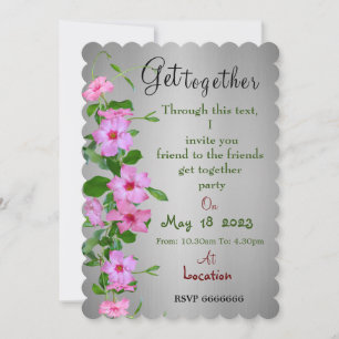Friends get together invitation
