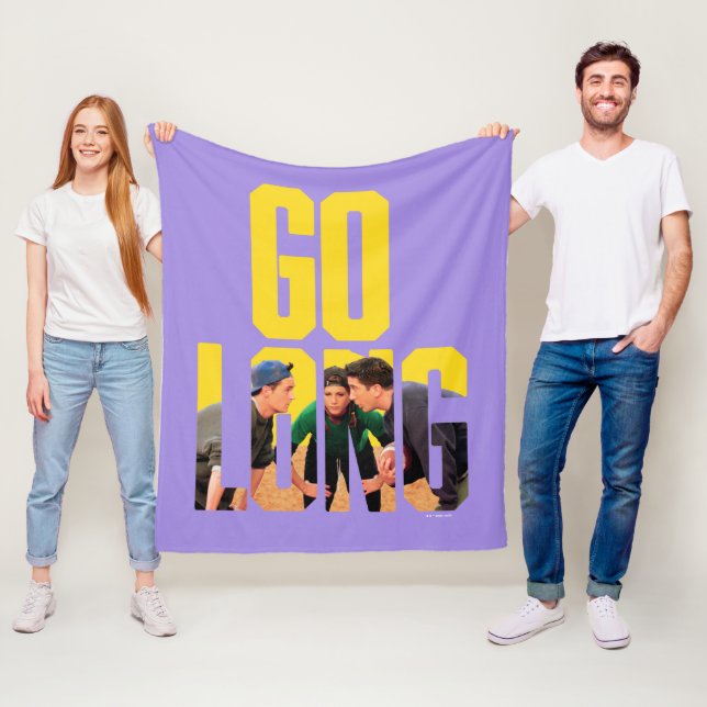 FRIENDS™ | Go Long Quote Fleece Blanket (In Situ)