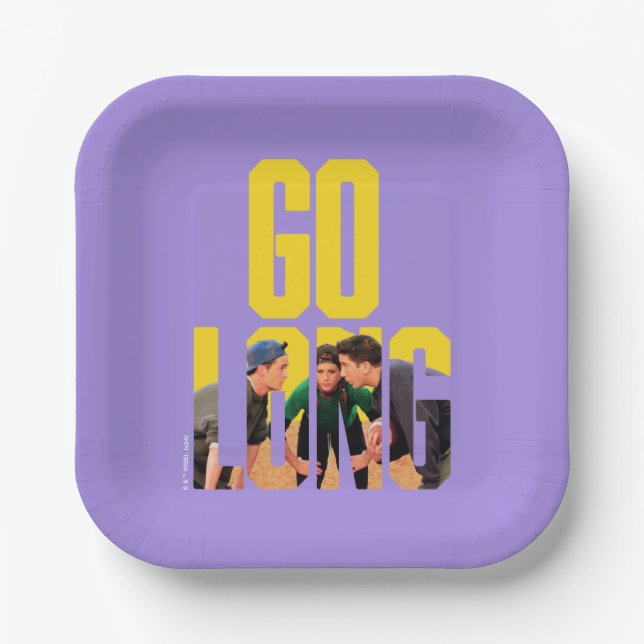 FRIENDS™ | Go Long Quote Paper Plates (Front)
