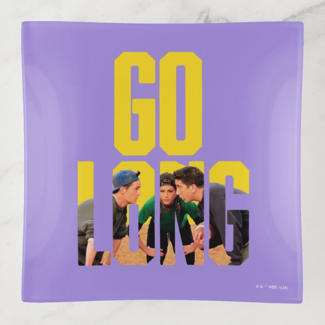 FRIENDS™ | Go Long Quote Trinket Tray (Front)