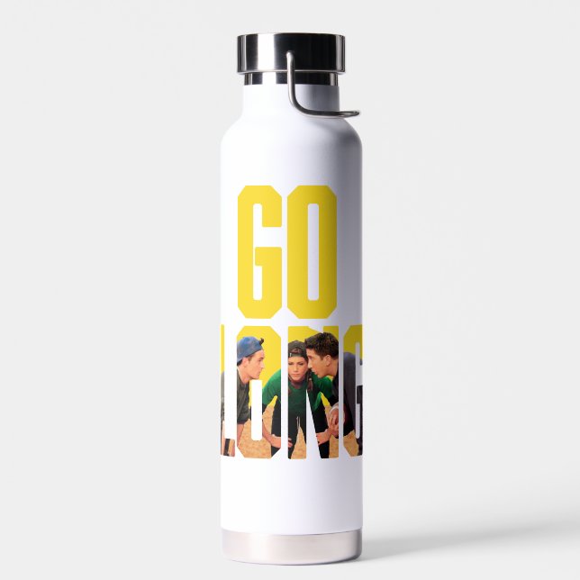 FRIENDS™ | Go Long Quote Water Bottle (Left)