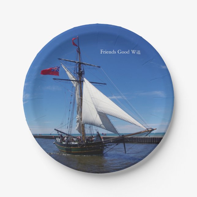 Friends Good paper plate (Front)