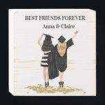Friend's Graduation Wood Box Sign<br><div class="desc">Friend's Graduation Wood Box Sign</div>