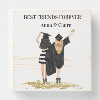 Friend's Graduation Wood Box Sign