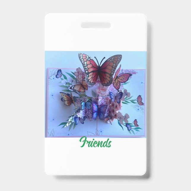 friends greeetings badge (Front)