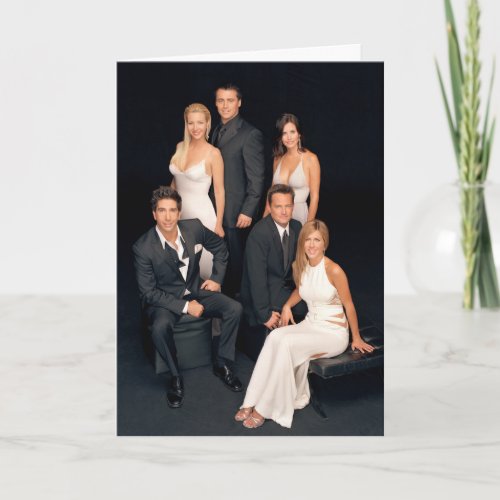 FRIENDS  Group in Black and White Formal Wear Card