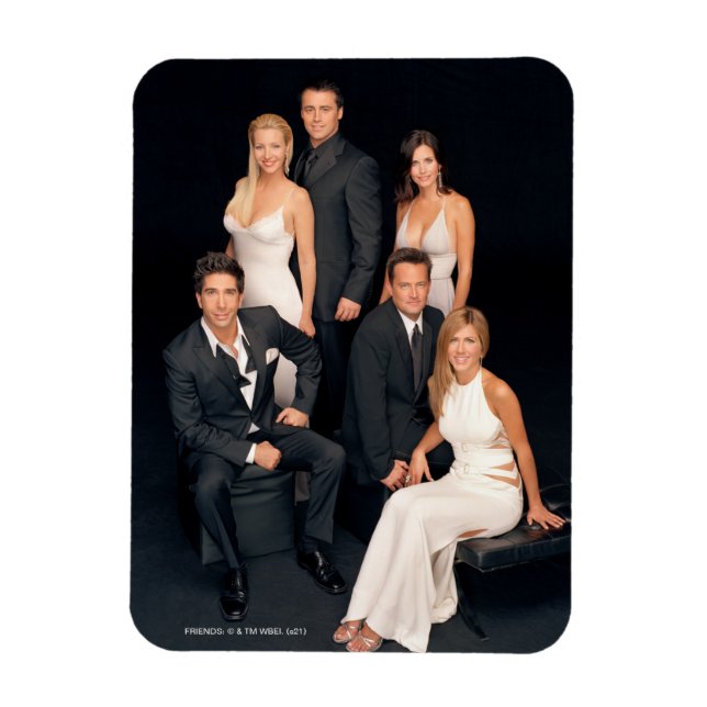 FRIENDS™ | Group in Black and White Formal Wear Magnet (Vertical)