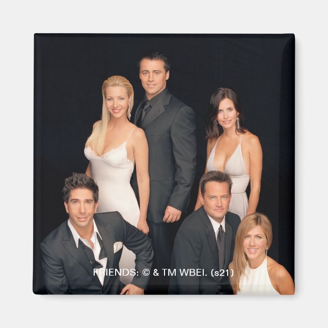FRIENDS™ | Group in Black and White Formal Wear Magnet (Front)