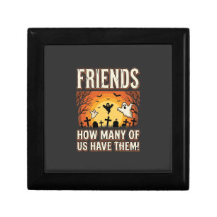 Friends Halloween Ghost Graveyard Design_1 Gift Box