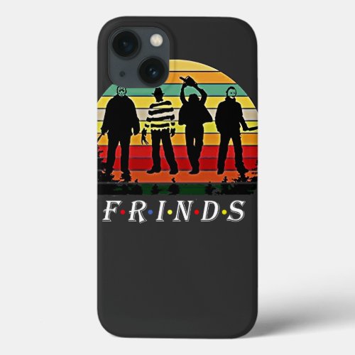 Friends Halloween Scary Horror Sunset Horror 2023 iPhone 13 Case