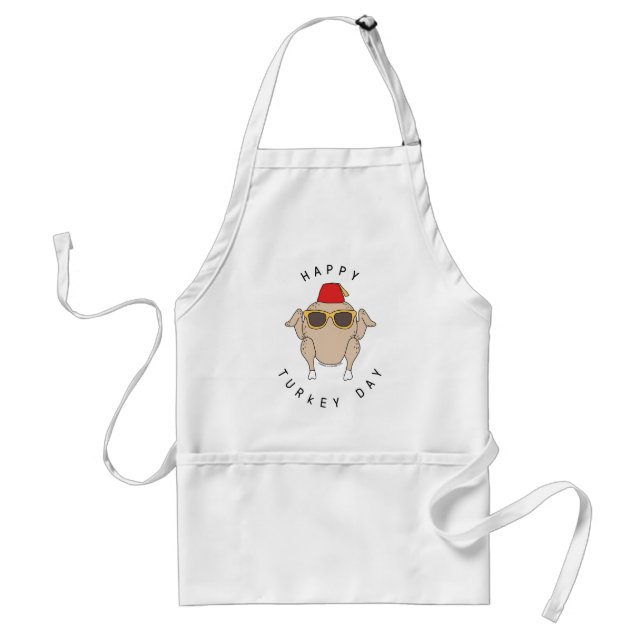 FRIENDS™ | Happy Turkey Day Adult Apron (Front)