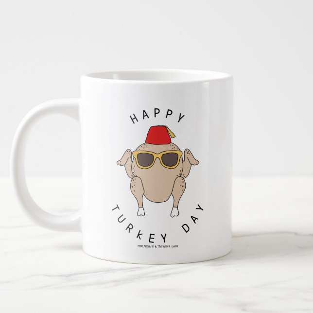 FRIENDS™ | Happy Turkey Day Giant Coffee Mug (Left)