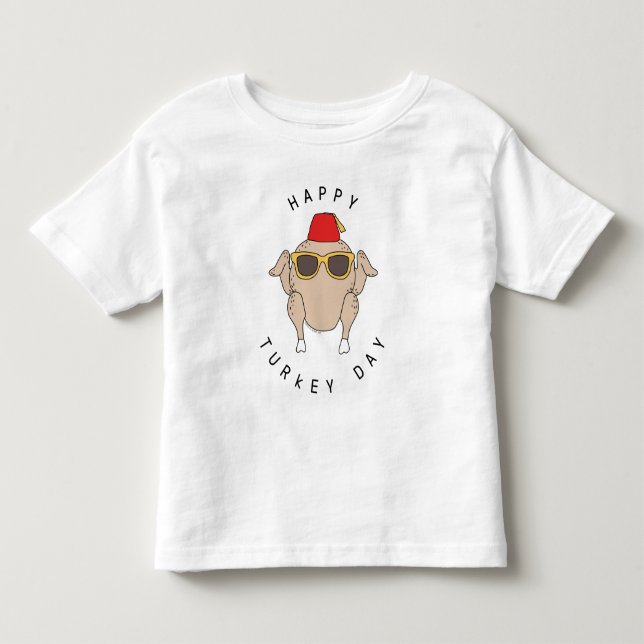 FRIENDS™ | Happy Turkey Day Toddler T-shirt (Front)