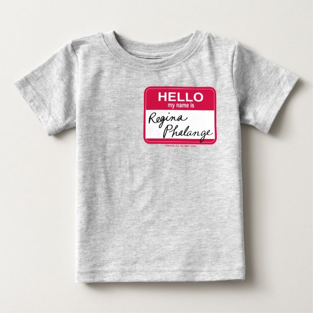FRIENDS™ | Hello My Name is Regina Phalange Baby T-Shirt (Front)