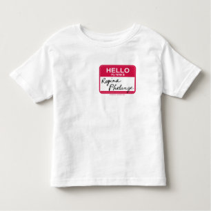 FRIENDS™ Hello My Name is Regina Phalange Toddler T-shirt