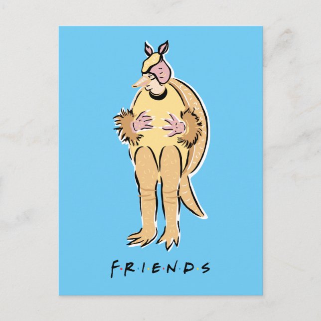 FRIENDS™ | Holiday Armadillo Invitation Postcard (Front)