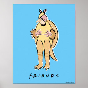FRIENDS™ Holiday Armadillo Poster