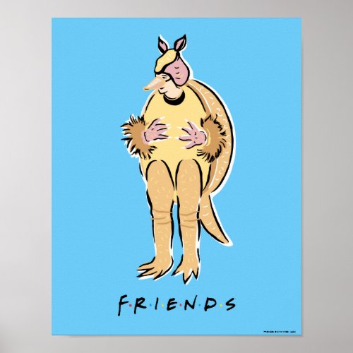 FRIENDS  Holiday Armadillo Poster