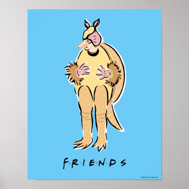 FRIENDS™ | Holiday Armadillo Poster (Front)
