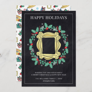 FRIENDS™ Holiday Christmas Chalkboard Card