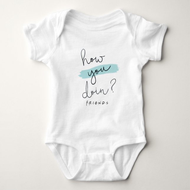 FRIENDS™ | How You Doin? Baby Bodysuit (Front)