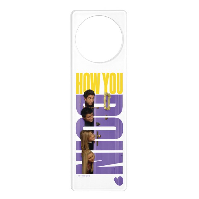FRIENDS™ | How You Doin' Door Hanger (Front)