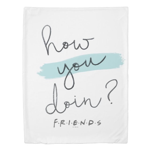 FRIENDS™ | How You Doin? Duvet Cover (Front)