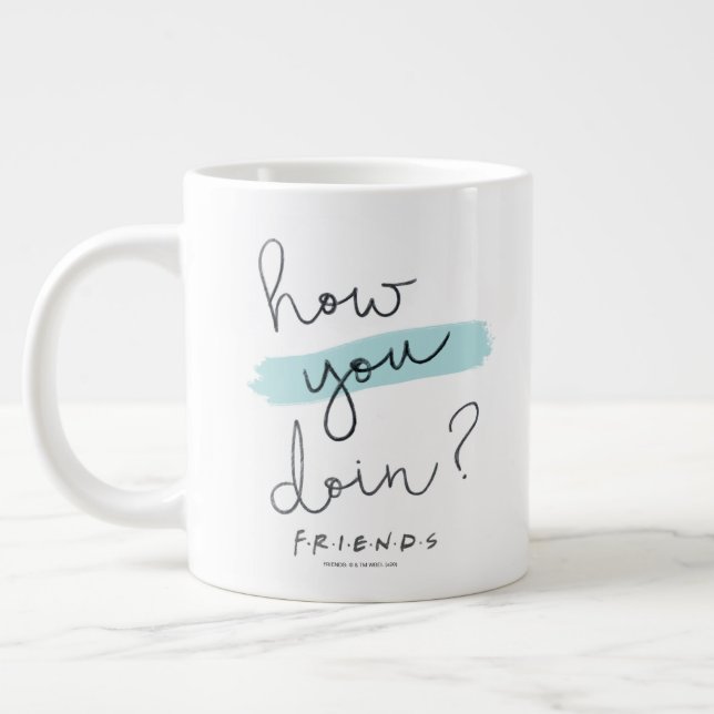 FRIENDS™ | How You Doin? Giant Coffee Mug (Left)
