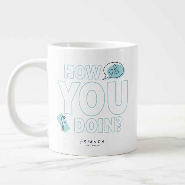 FRIENDS™ | How You Doin? Giant Coffee Mug (Left)