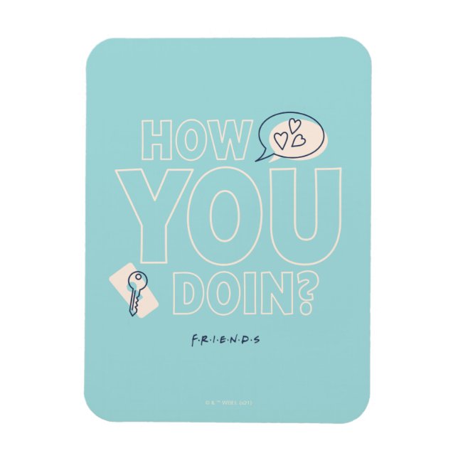 FRIENDS™ | How You Doin? Magnet (Vertical)