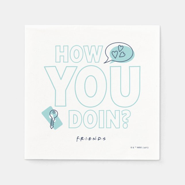 FRIENDS™ | How You Doin? Napkins (Front)
