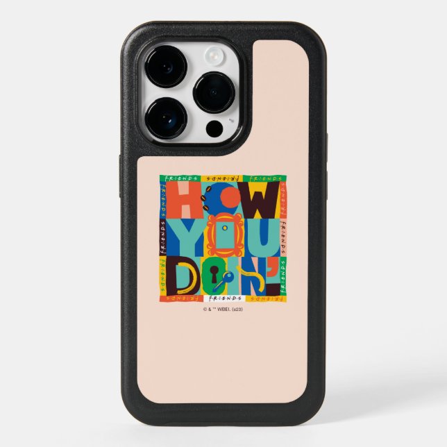 FRIENDS™ | How You Doin' - Vibrant Graphic Otterbox iPhone Case (Back)