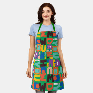 FRIENDS™   How You Doin' Vibrant Pattern Apron