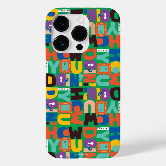 FRIENDS™ | How You Doin' Vibrant Pattern Case-Mate iPhone Case (Back)