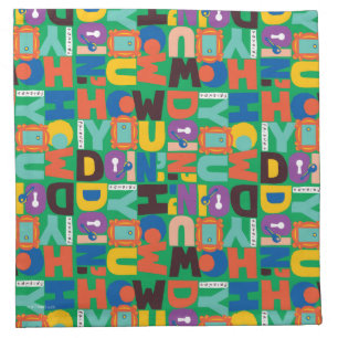 FRIENDS™ How You Doin' Vibrant Pattern Cloth Napkin