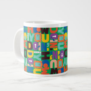 FRIENDS™ How You Doin' Vibrant Pattern Giant Coffee Mug